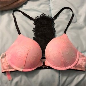 Pink bra